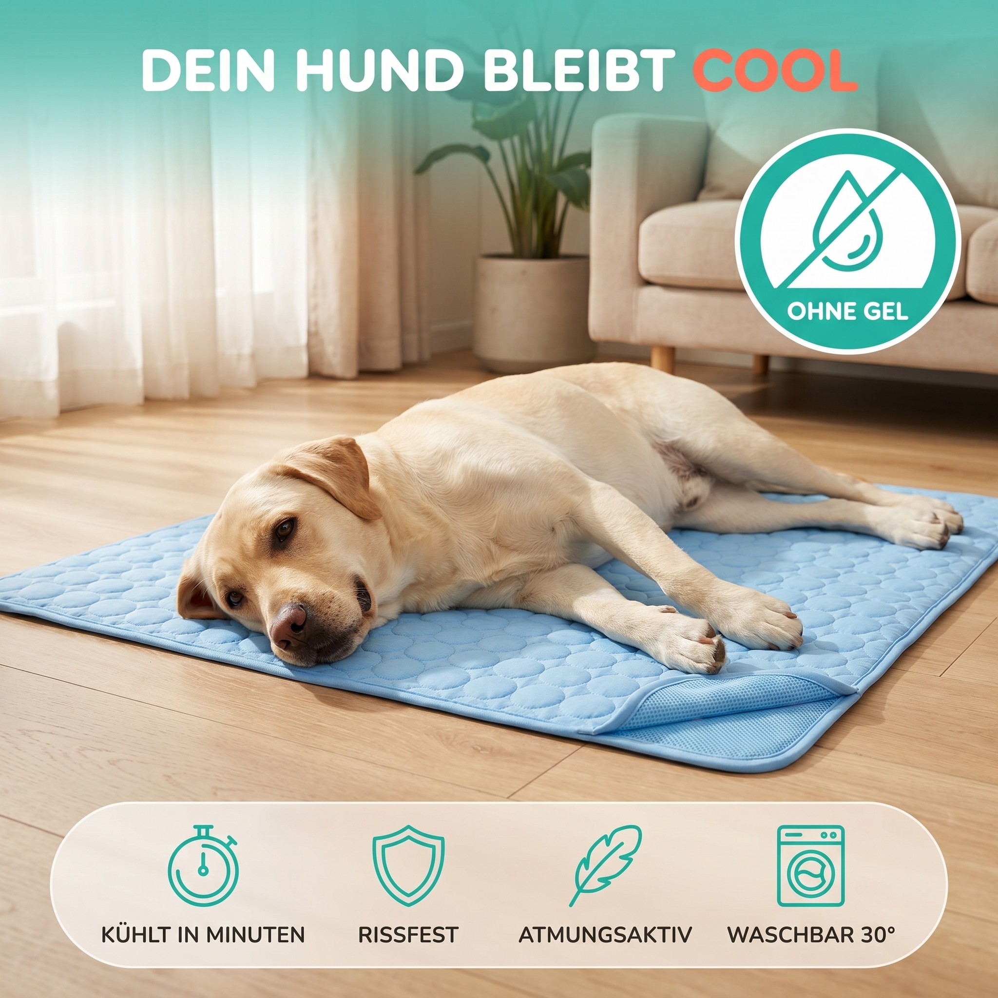 Fellido TriCool™ | Kühlmatte für Hunde