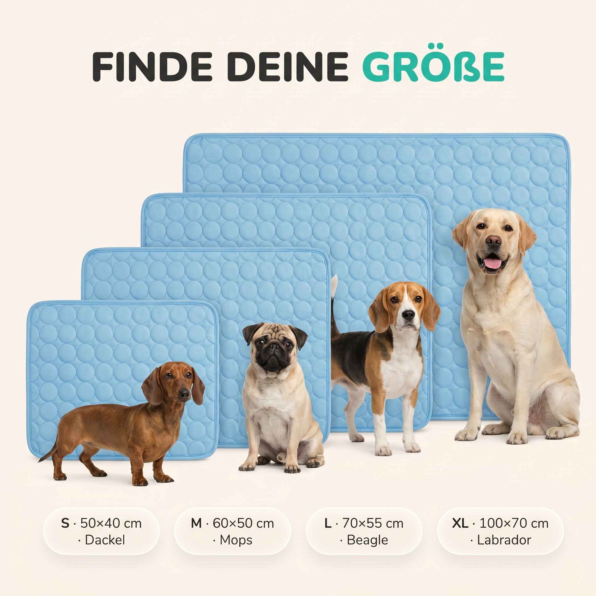 Fellido TriCool™ | Kühlmatte für Hunde